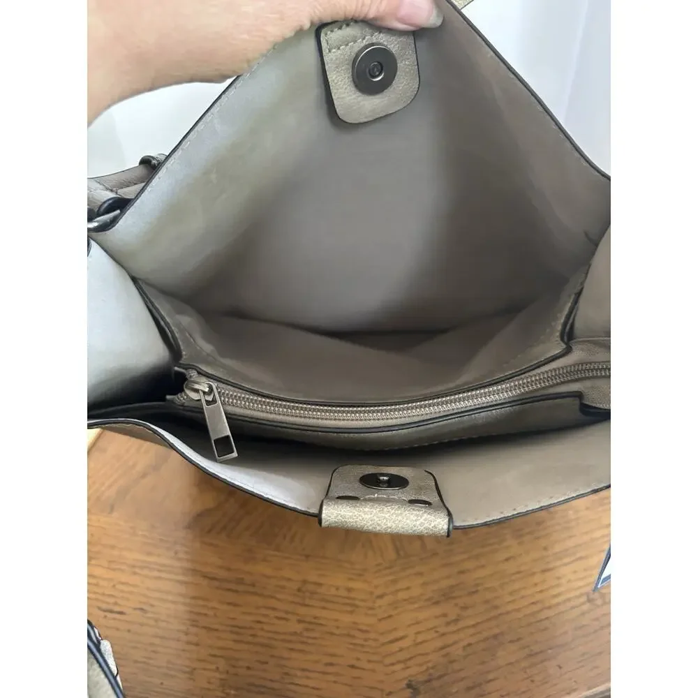 DS Bags Y2K Hobo Taupe Tote Shoulder Bag Detachable Strap Tassel Coin Purse